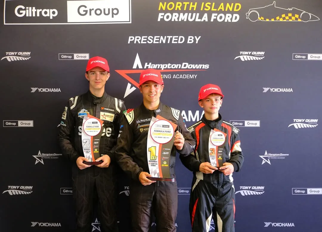Blake Dowdall and the team at Hampton Downs after NIFF Round 4