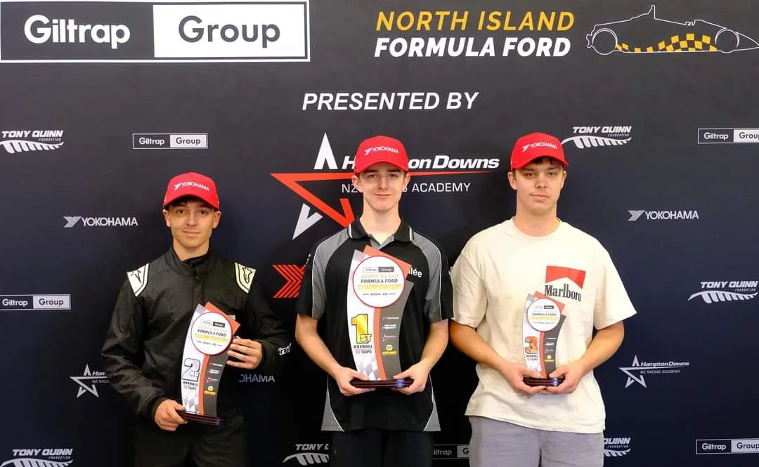 Blake Dowdall and the team at Taupo after NIFF Round 2