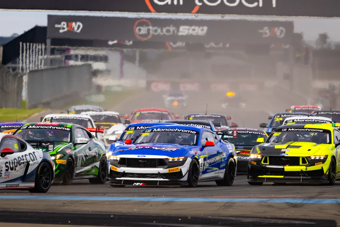 Blake Dowdall's #95 Ford Mustang GT4 at The Bend