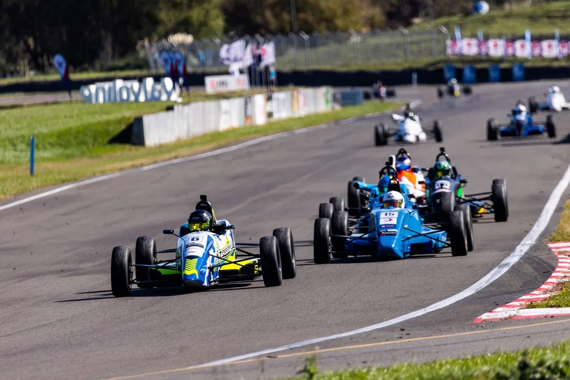 Blake Dowdall racing his Formula Ford at Manfeild