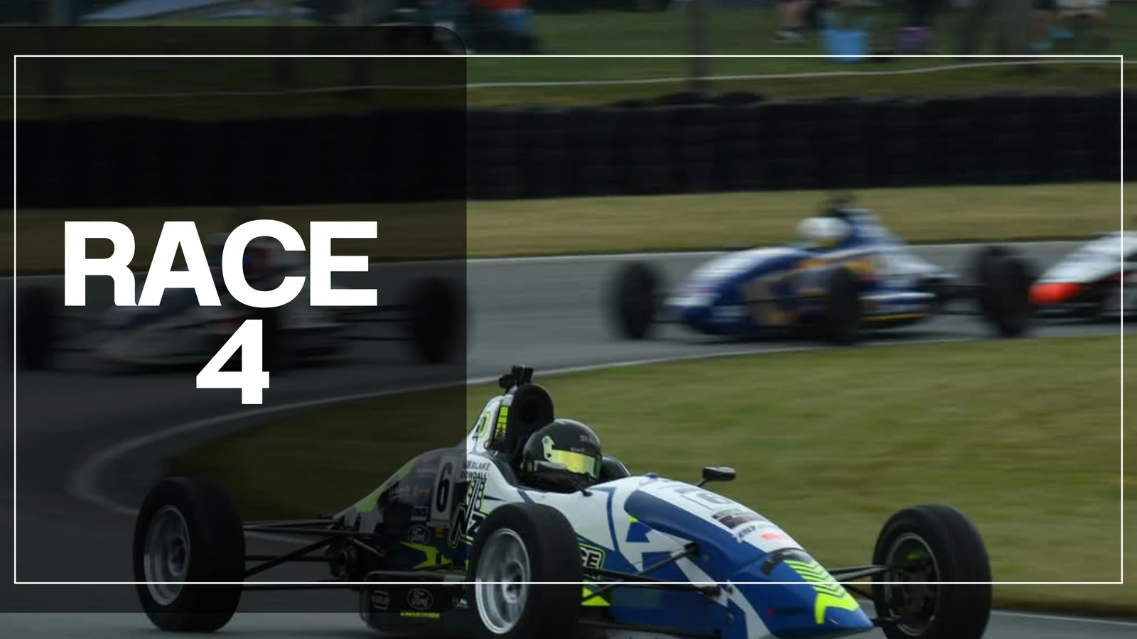 Blake Dowdall racing to a round win at Timaru