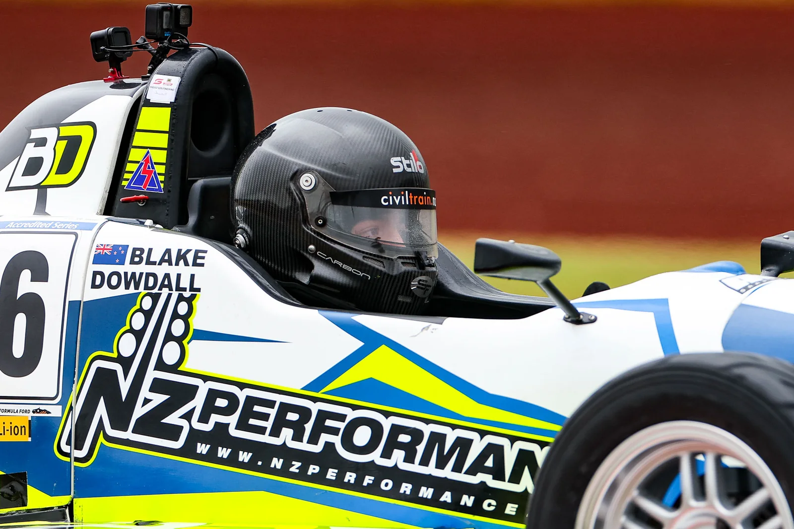 Blake Dowdall's Formula Ford at the Taupo V8 Supercars event