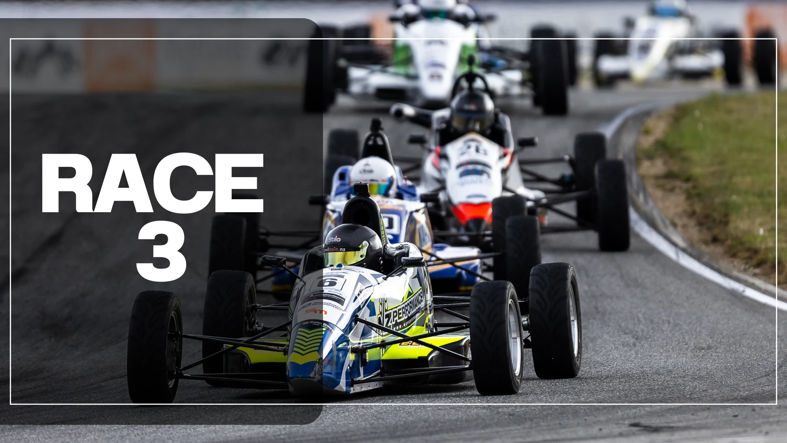 Blake Dowdall leads at Highlands Motorsport Park