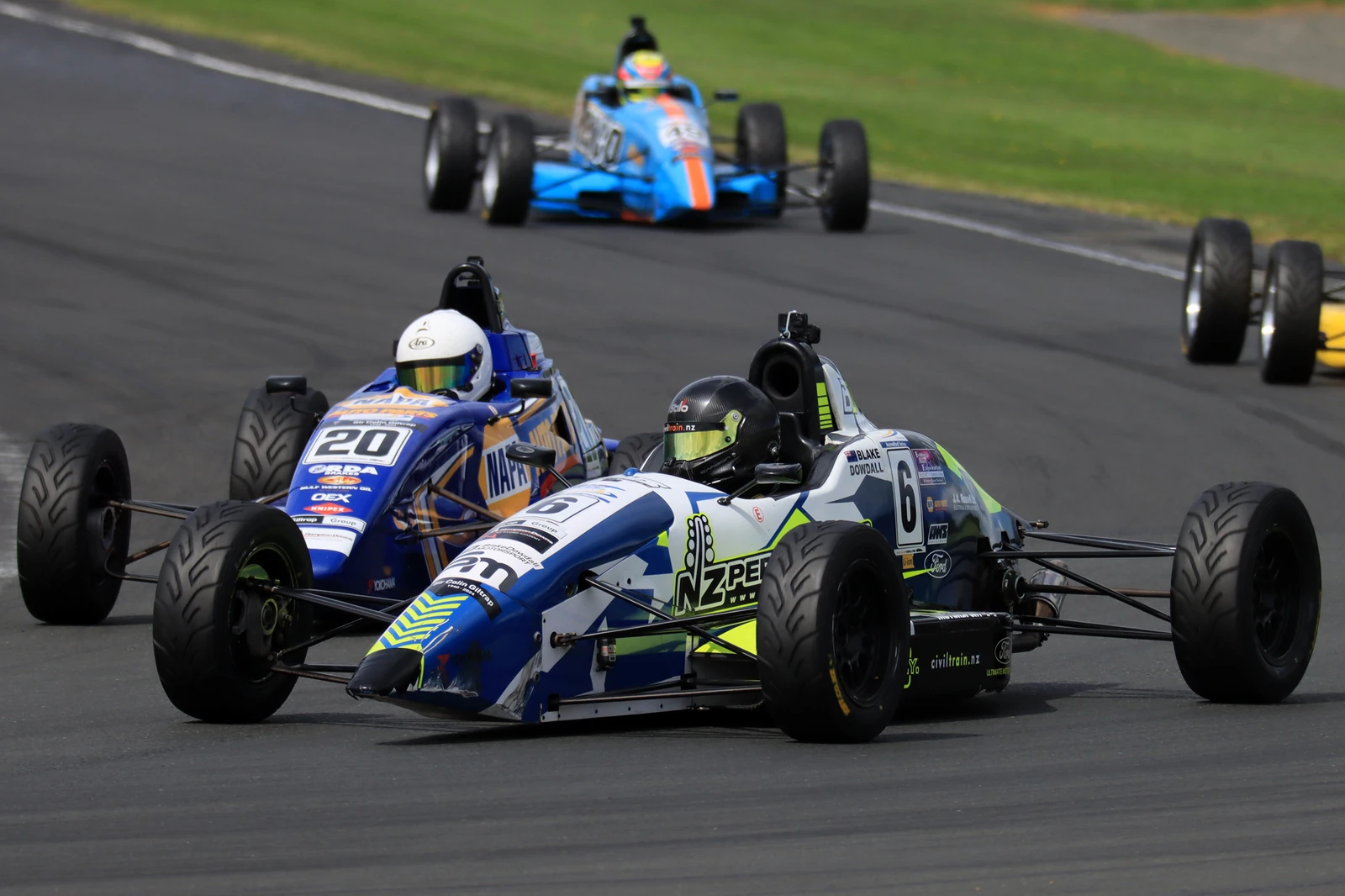 Blake Dowdall racing at Hampton Downs