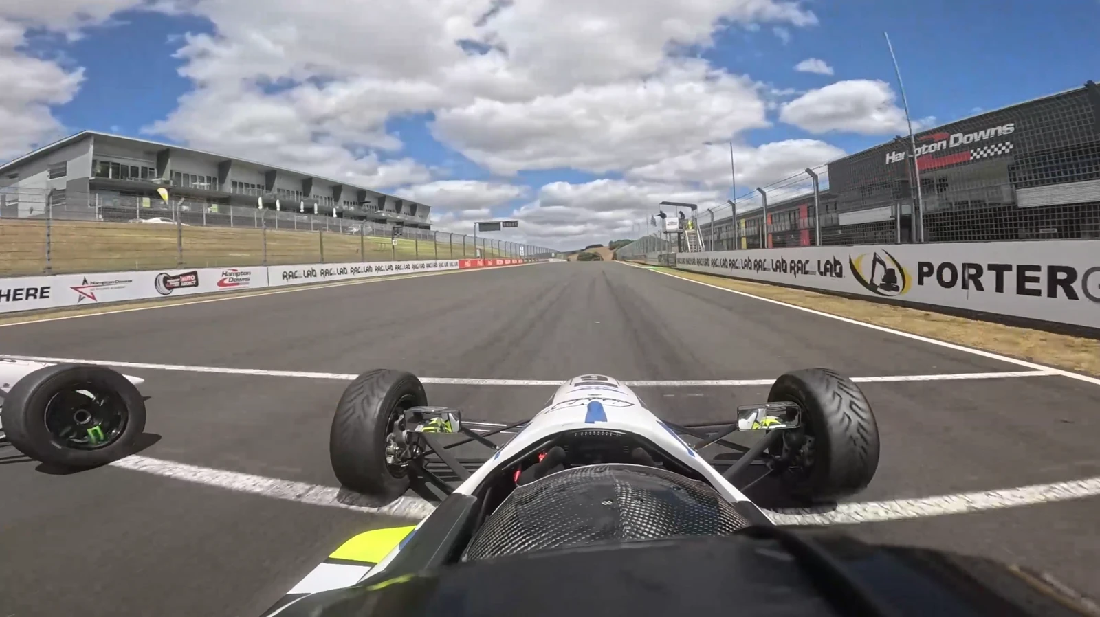 Blake Dowdall takes a narrow win at Hampton Downs