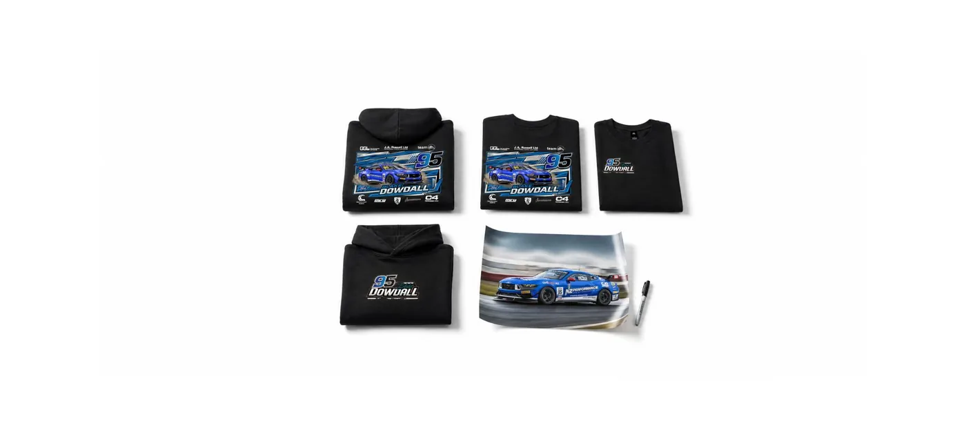 Blake Dowdall Motorsport merchandise