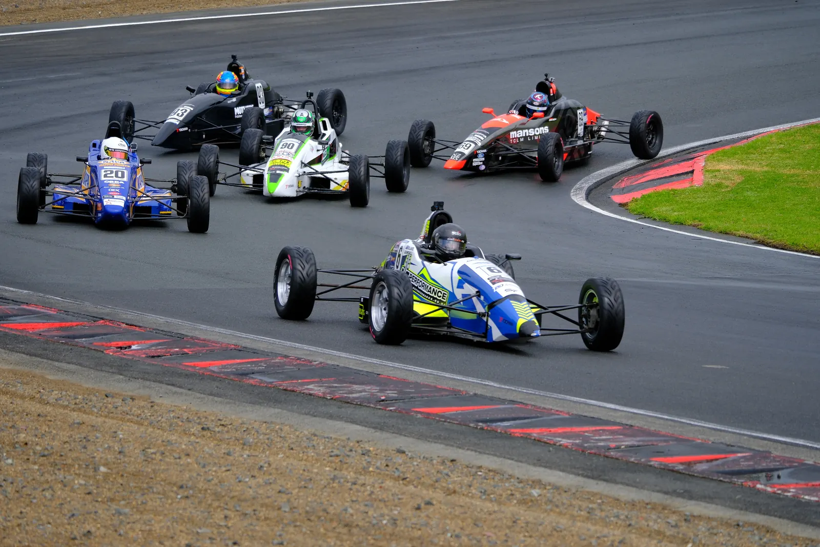 Blake Dowdall racing his #6 Formula Ford at Hampton Downs.