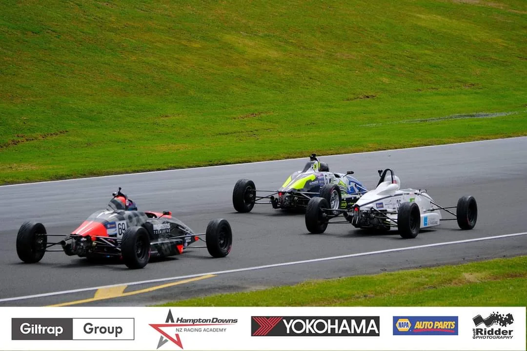 Blake Dowdall racing his #6 Formula Ford at Hampton Downs.