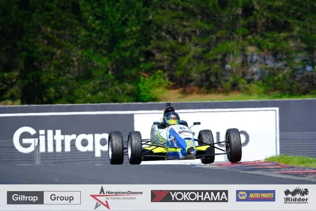 Blake Dowdall's #6 Formula Ford during the 2023-24 North Island Formula Ford Championship.