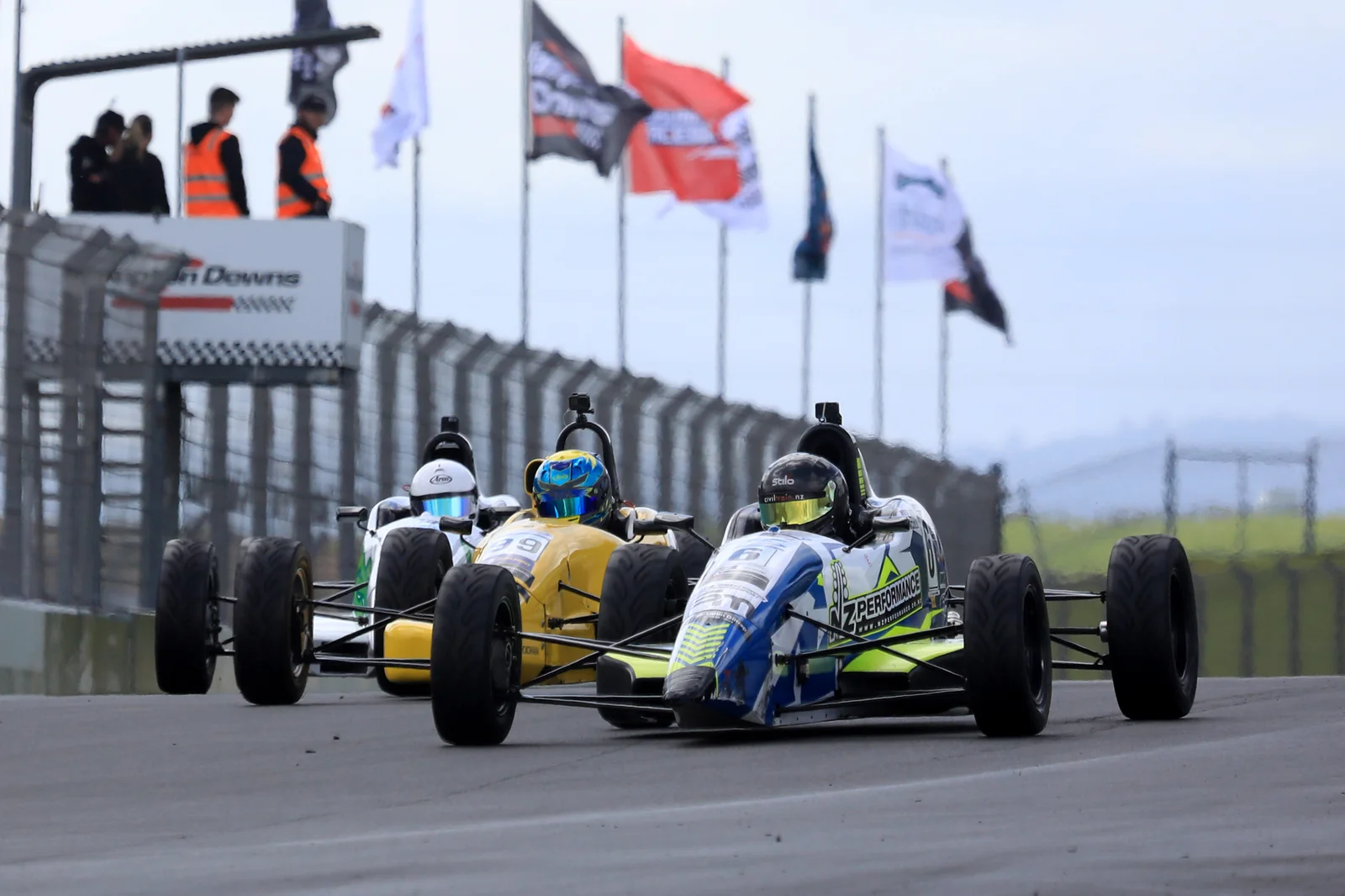 Blake Dowdall racing his #6 Formula Ford at Hampton Downs.