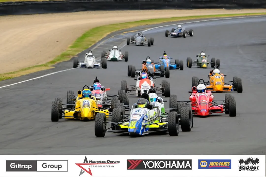 Blake Dowdall racing his #6 Formula Ford at Hampton Downs.