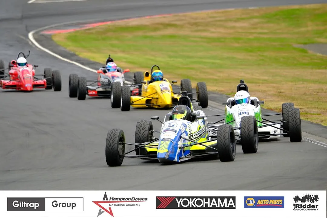 Blake Dowdall racing his #6 Formula Ford at Hampton Downs.