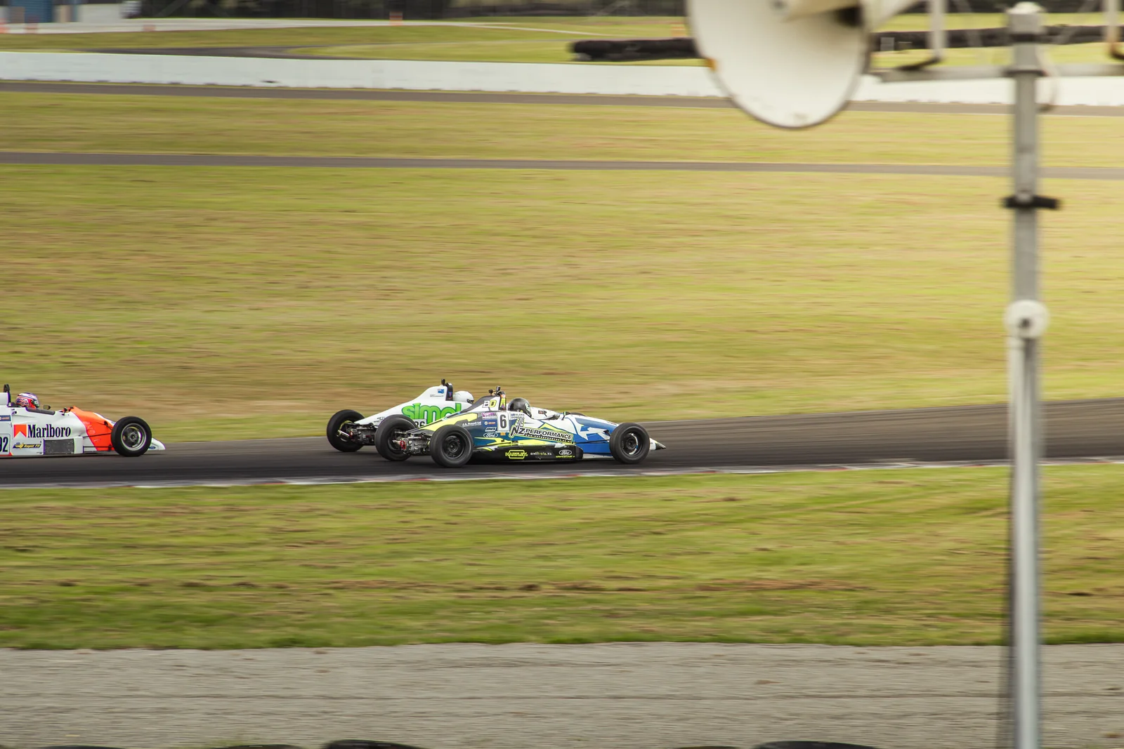 Blake Dowdall racing his #6 Formula Ford at Manfeild.