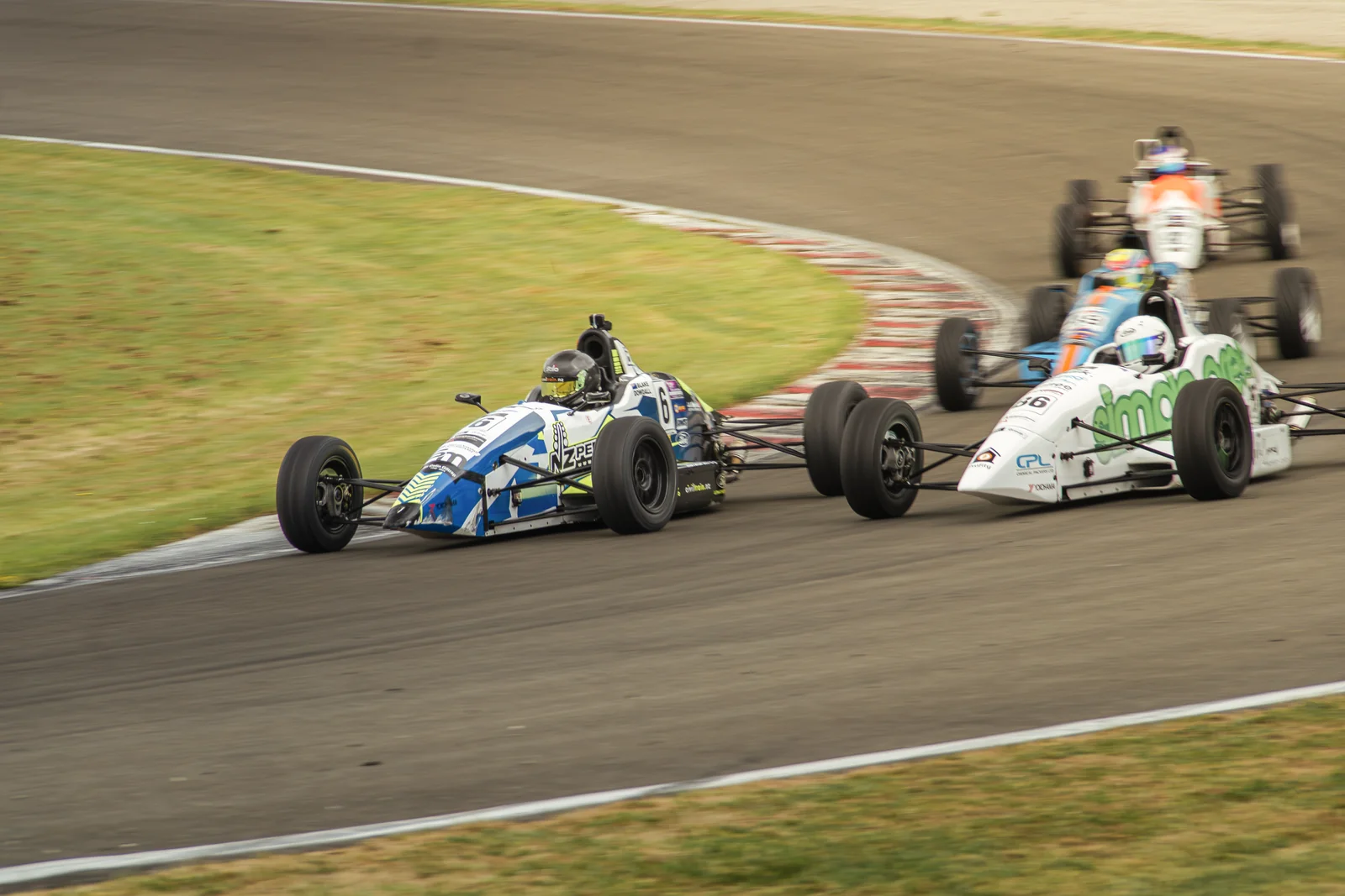 Blake Dowdall racing his #6 Formula Ford at Manfeild.
