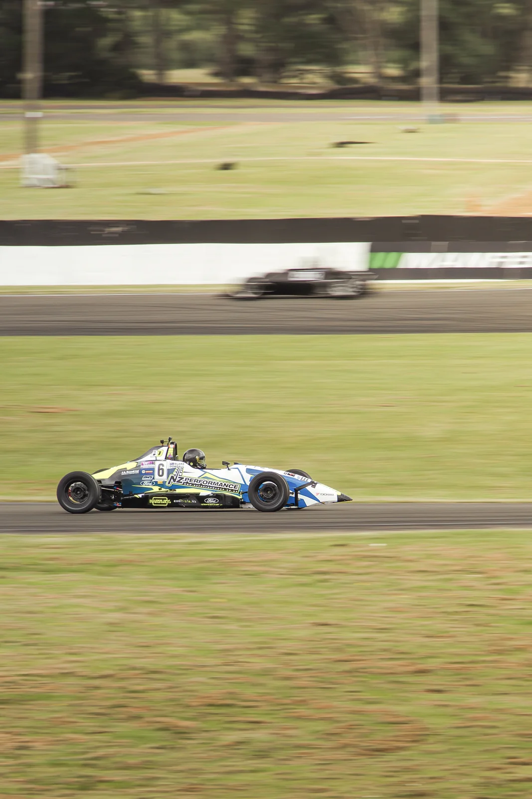 Blake Dowdall racing his #6 Formula Ford at Manfeild.