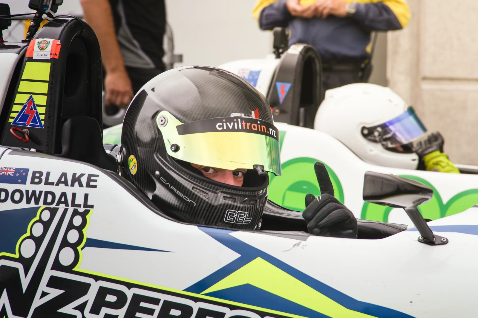 Blake Dowdall at the wheel of his #6 Formula Ford at Manfeild.