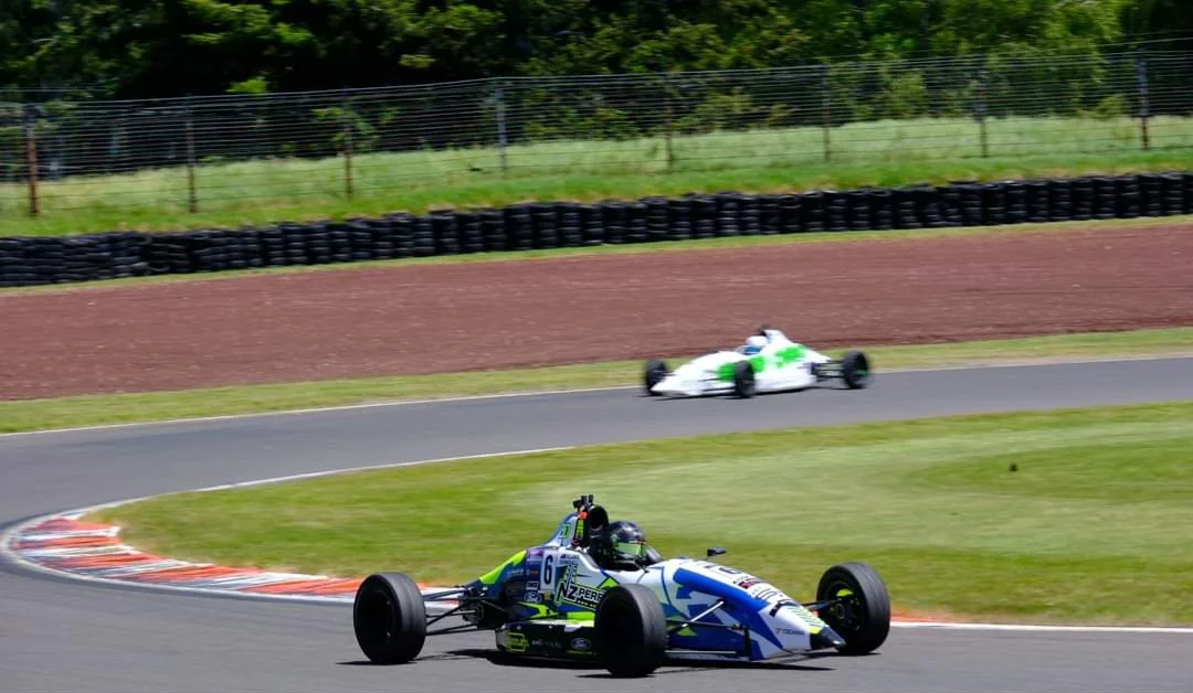 Blake Dowdall racing his #6 Formula Ford at Taupo.