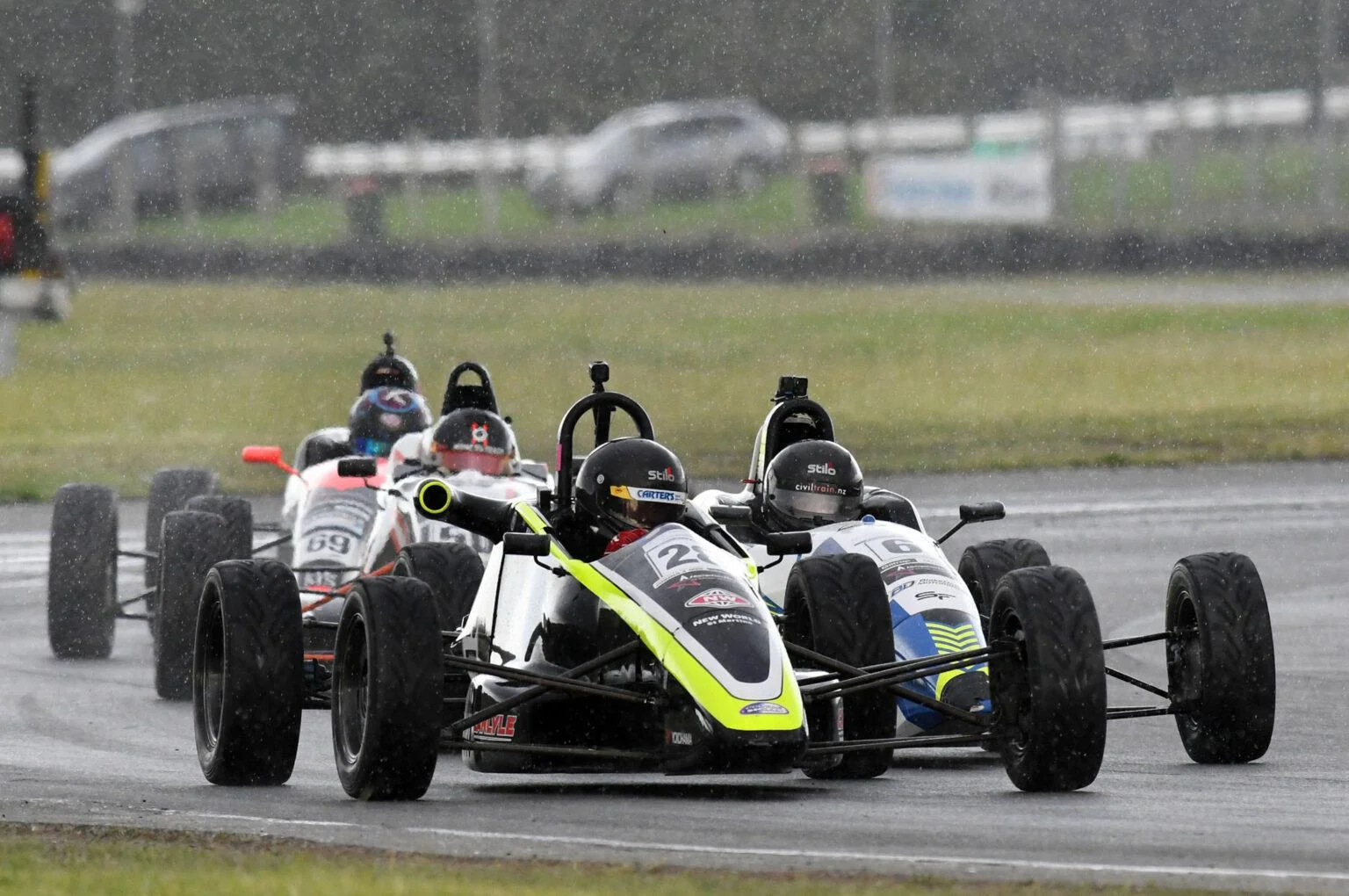 Blake Dowdall racing his #6 Formula Ford at Ruapuna.