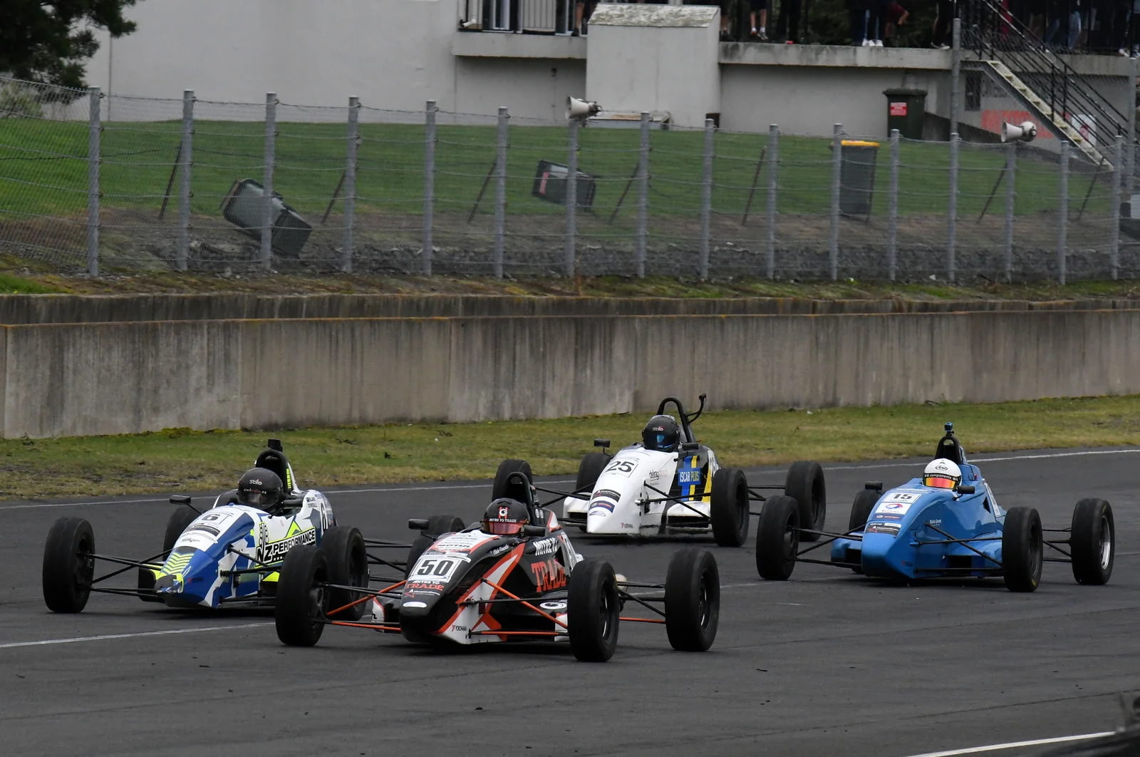 Blake Dowdall racing his #6 Formula Ford at Ruapuna.