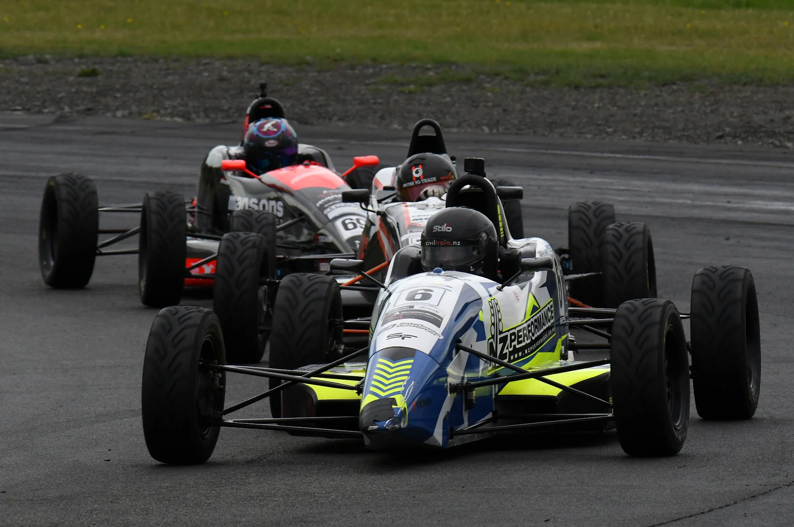 Blake Dowdall racing his #6 Formula Ford at Ruapuna.