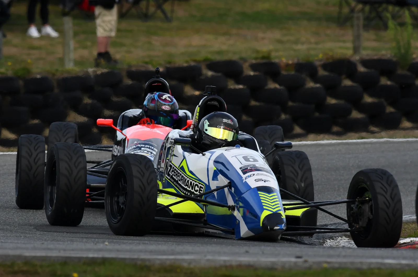 Blake Dowdall racing his #6 Formula Ford at Teretonga Park.