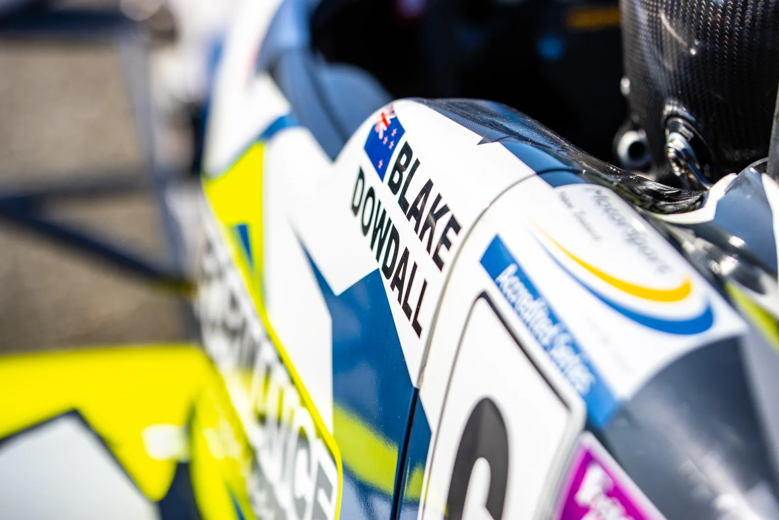 Blake Dowdall's #6 Formula Ford at Teretonga Park.