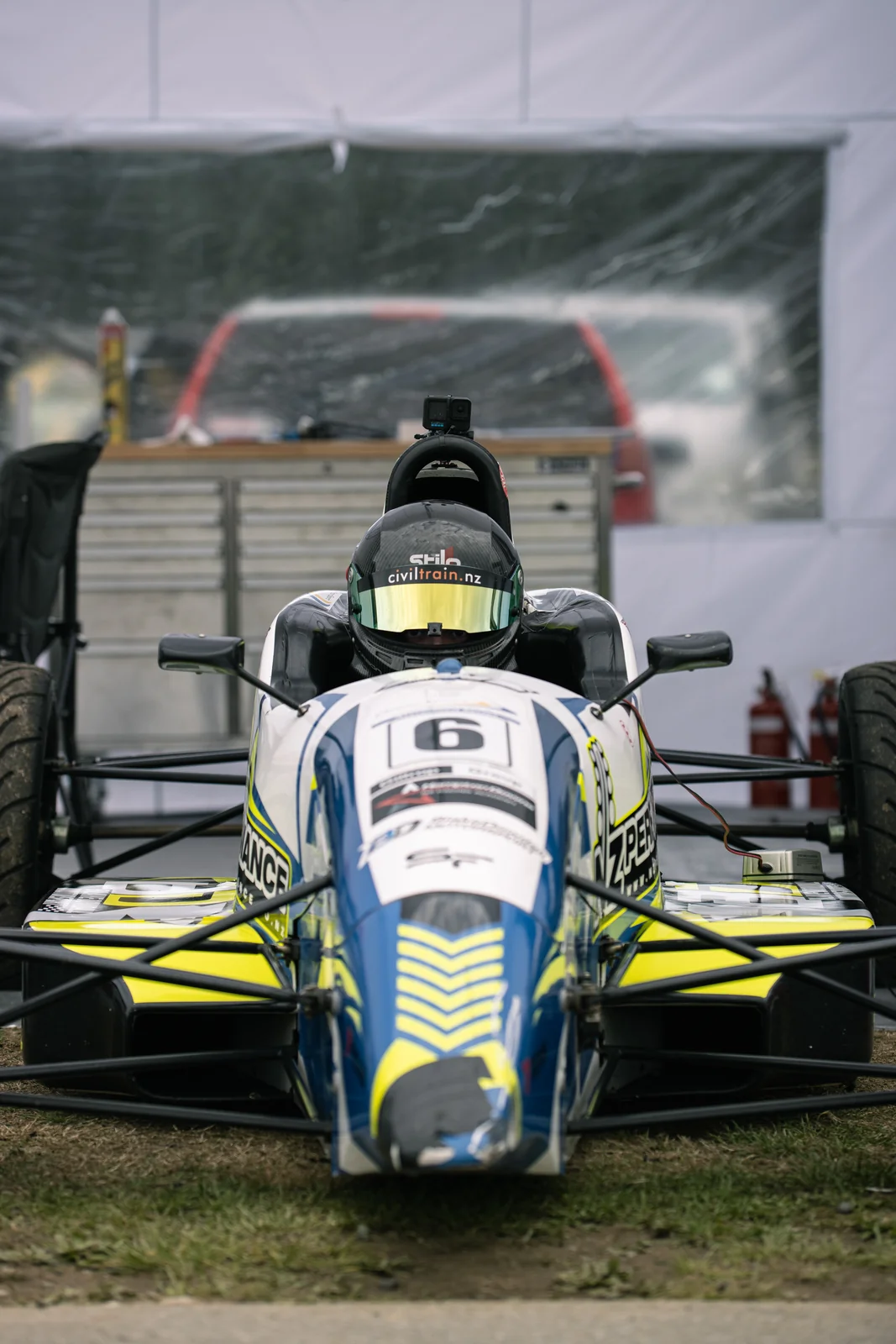 Blake Dowdall's #6 Formula Ford at Teretonga Park.