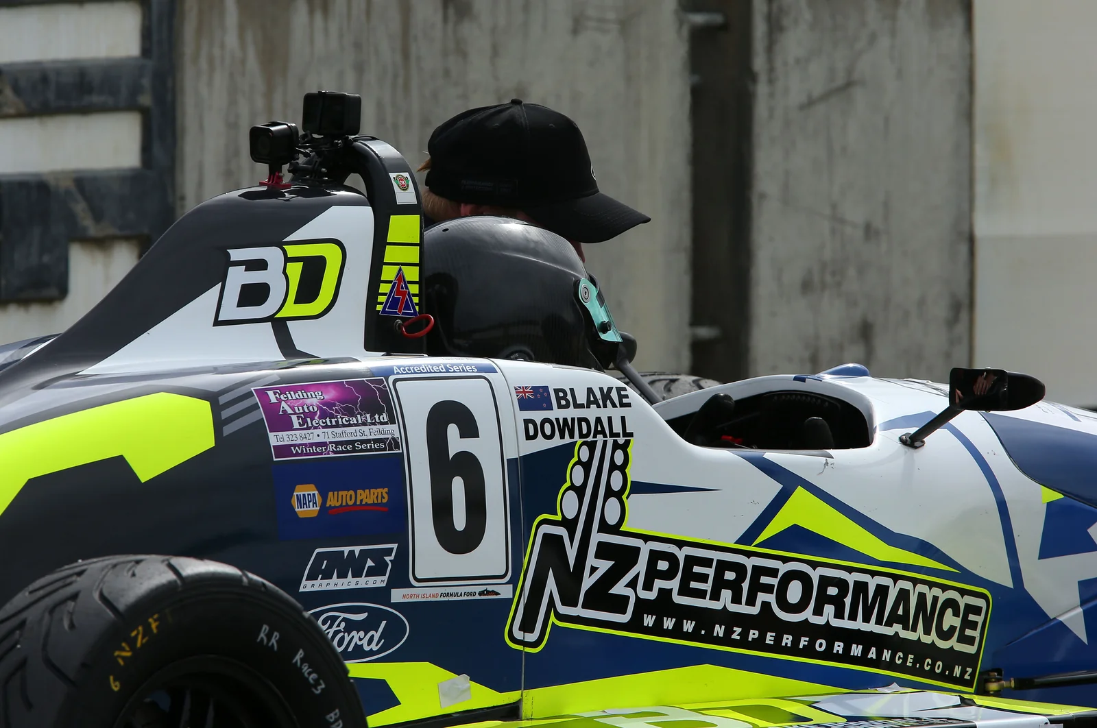 Blake Dowdall's #6 Formula Ford at Teretonga Park.
