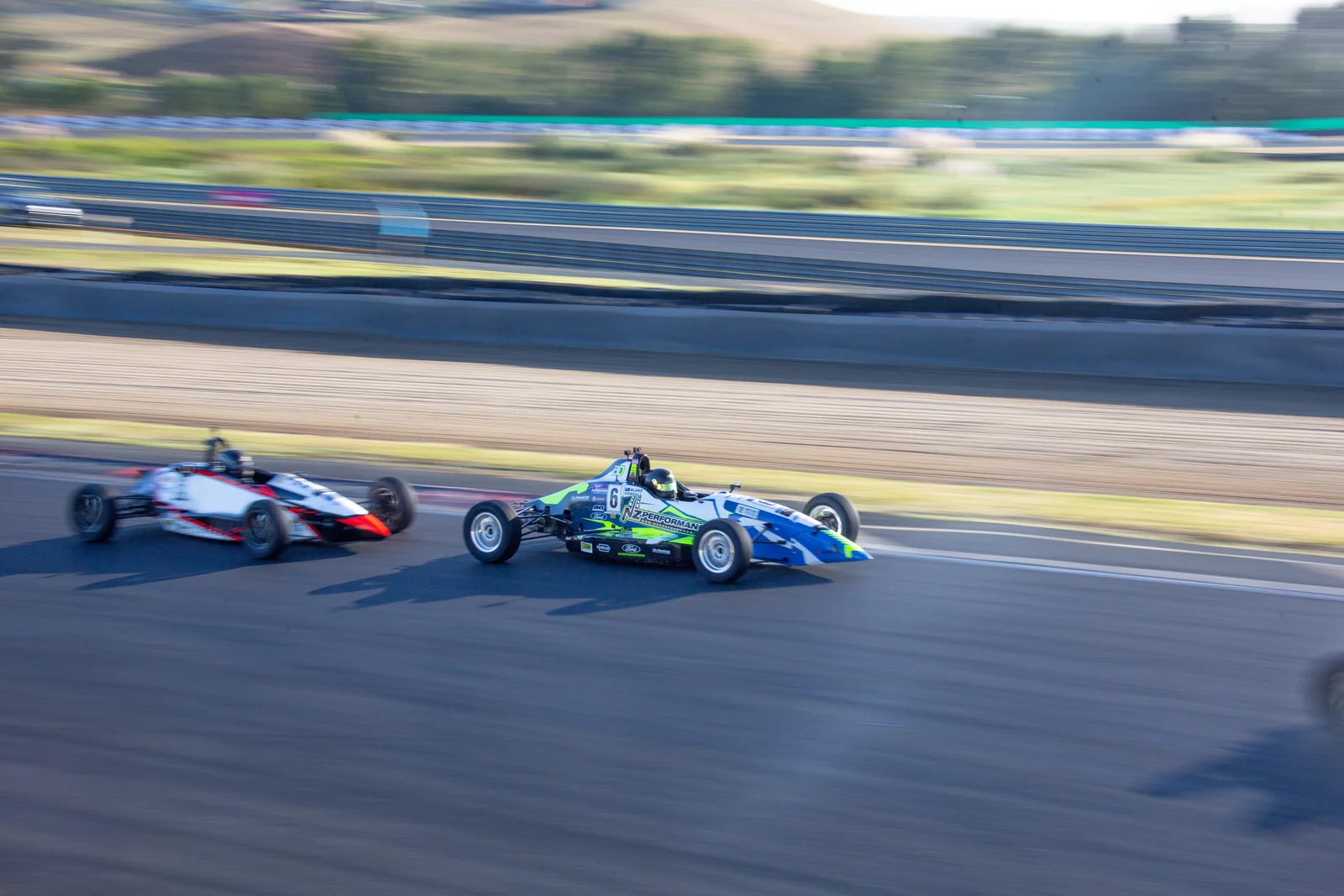 Blake Dowdall racing his #6 Formula Ford at Hampton Downs.