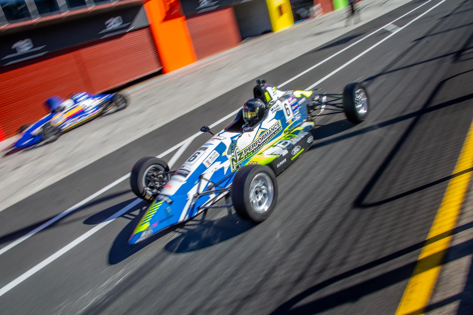 Blake Dowdall racing his #6 Formula Ford at Hampton Downs.
