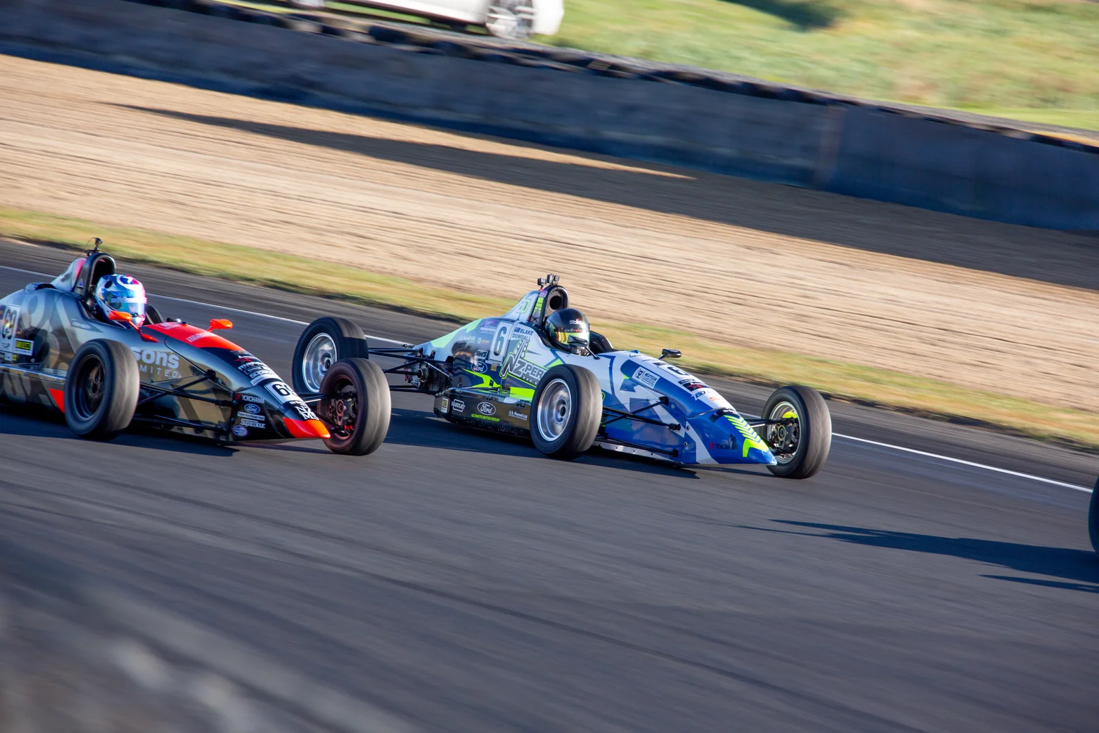 Blake Dowdall racing his #6 Formula Ford at Hampton Downs.