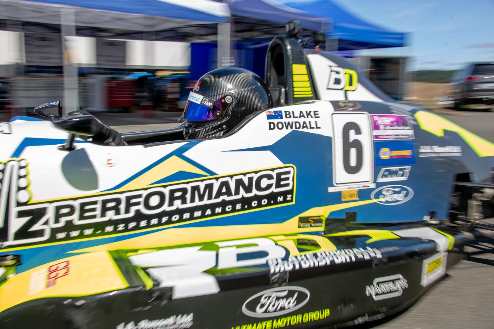 Blake Dowdall's #6 Formula Ford at Hampton Downs.