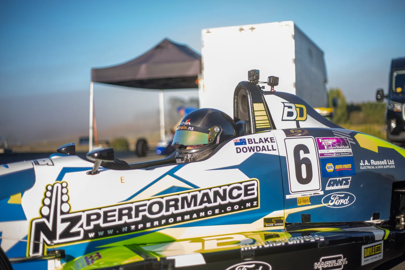 Blake Dowdall's #6 Formula Ford at Hampton Downs.