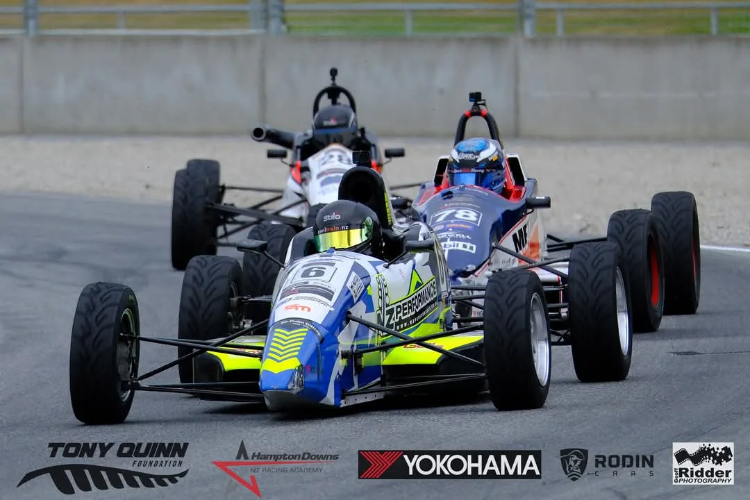 Blake Dowdall racing his #6 Formula Ford at Highlands Motorsport Park.