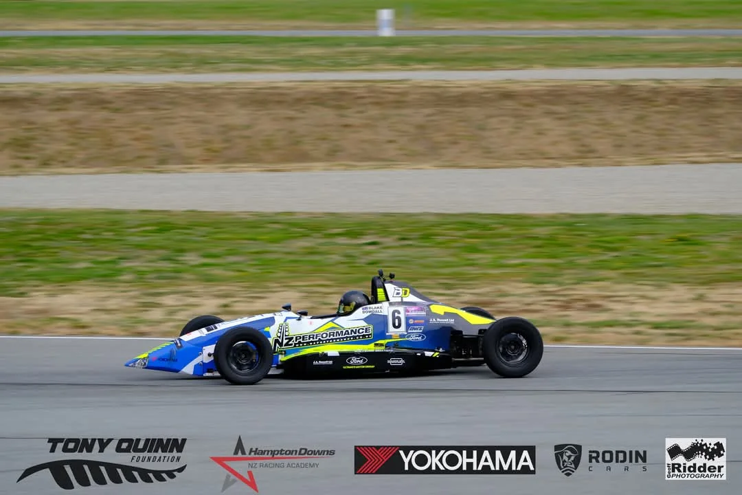 Blake Dowdall racing his #6 Formula Ford at Highlands Motorsport Park.