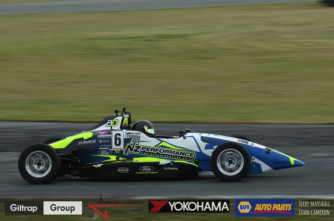 Blake Dowdall's #6 Formula Ford at Timaru.