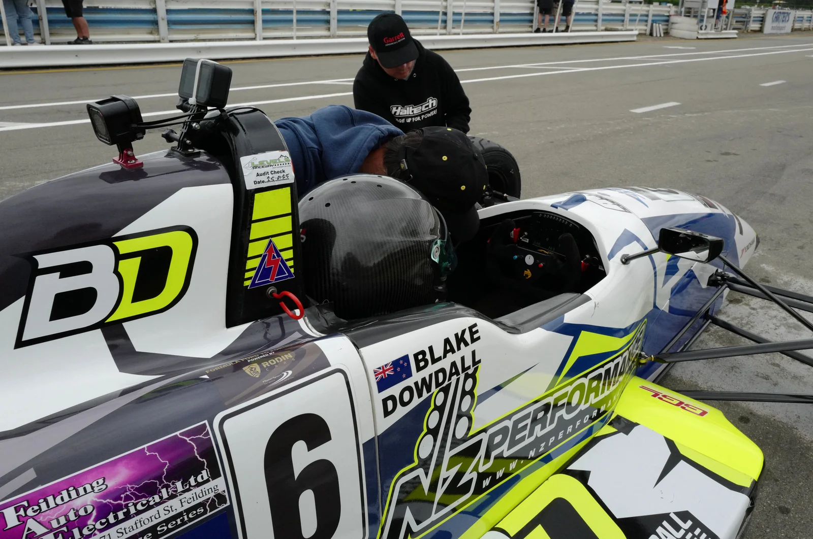 Blake Dowdall's #6 Formula Ford at Timaru.