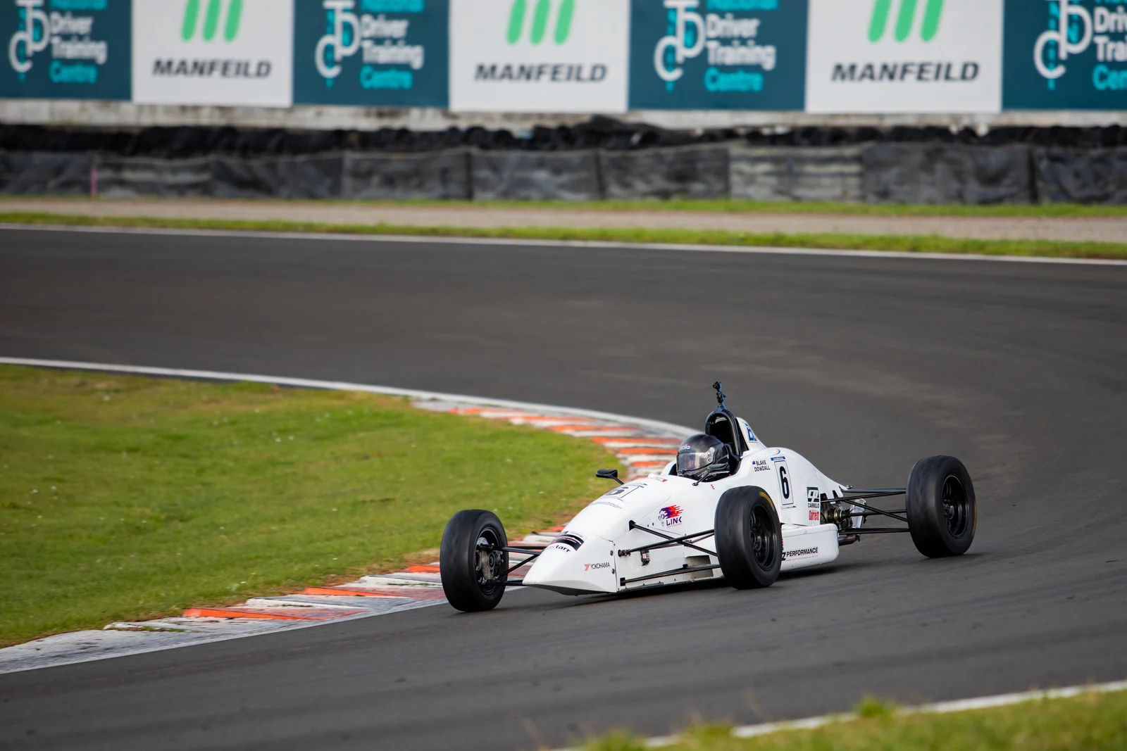 Blake Dowdall racing his #6 Formula Ford at Manfeild.