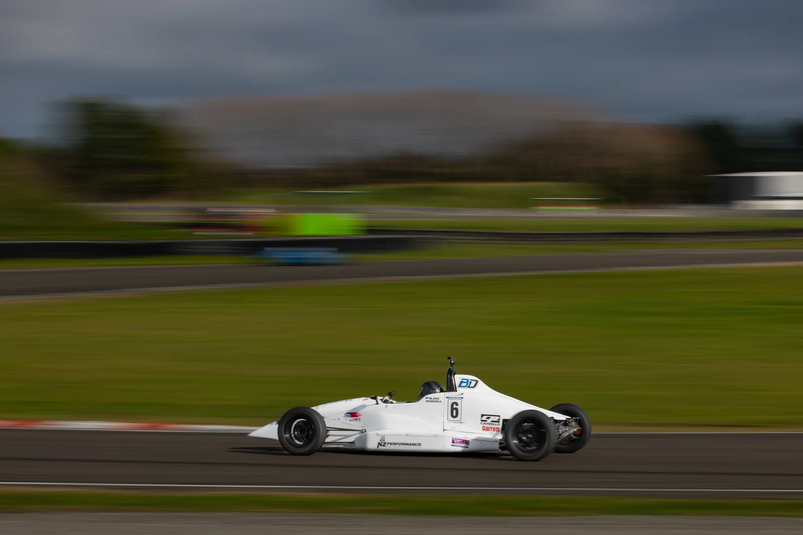 Blake Dowdall racing his #6 Formula Ford at Manfeild.