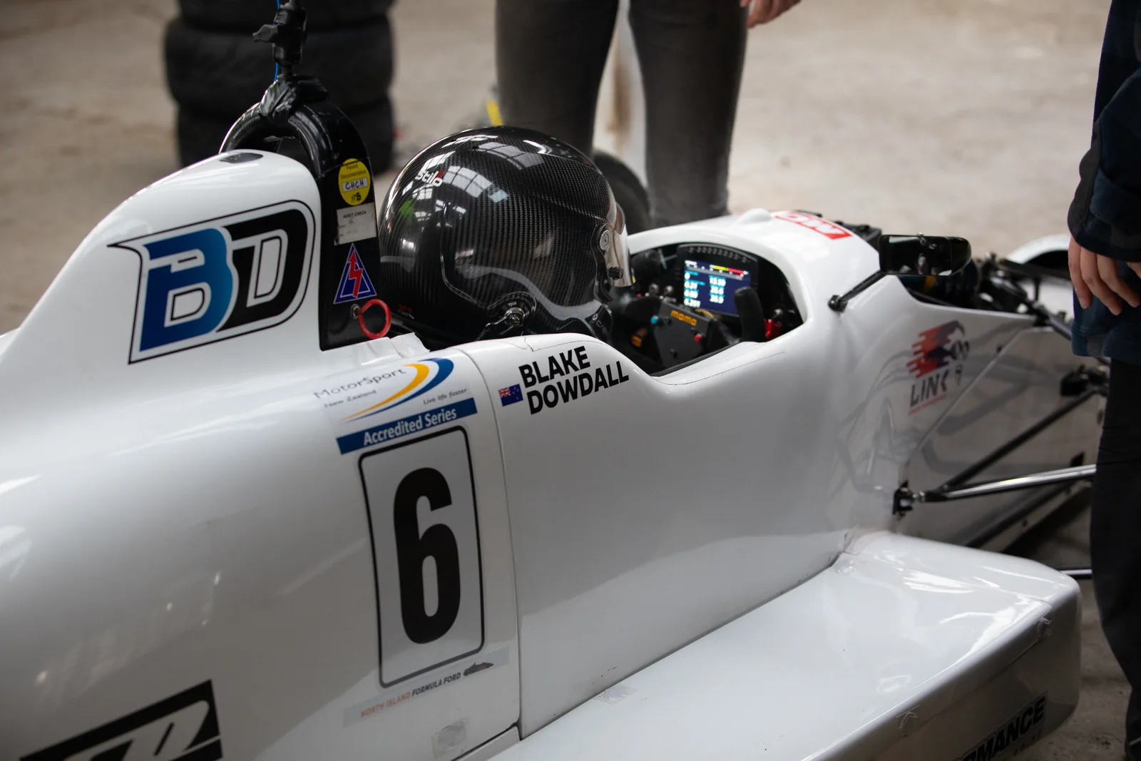 Blake Dowdall at the wheel of his #6 Formula Ford at Manfeild.