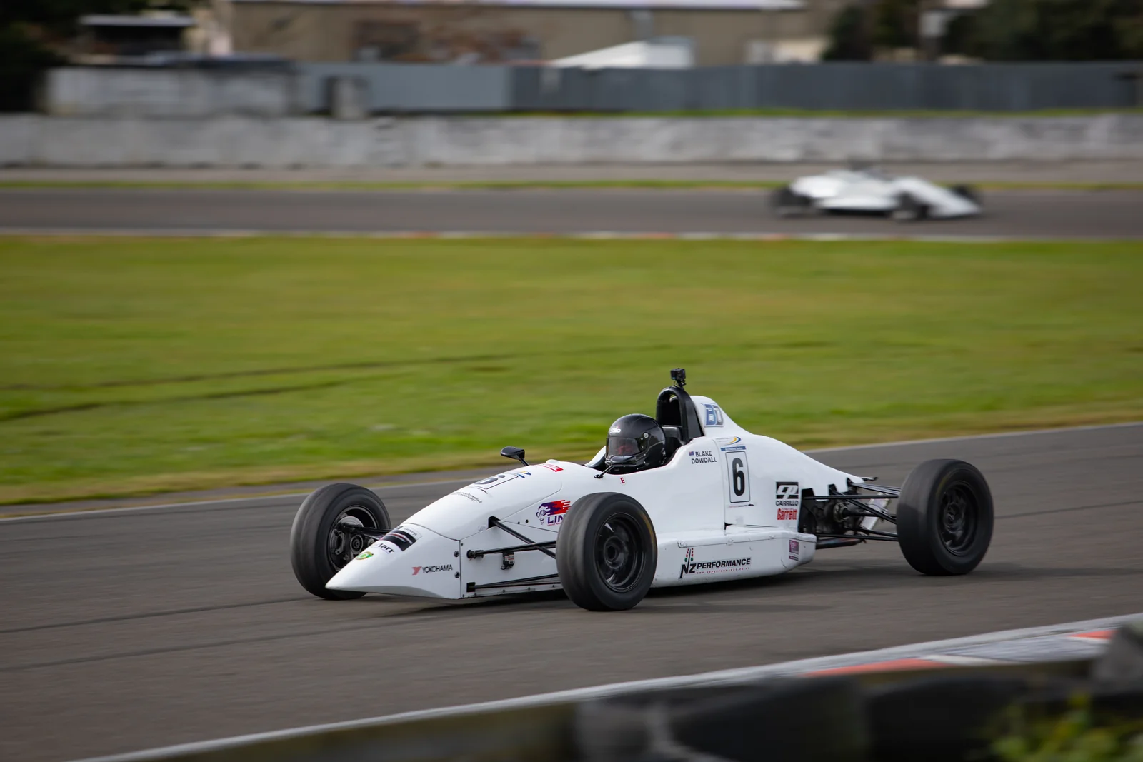 Blake Dowdall racing his #6 Formula Ford at Manfeild.